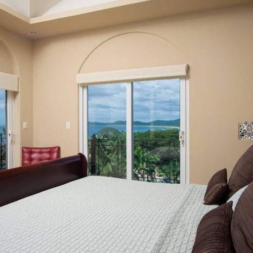 Te views from the bed