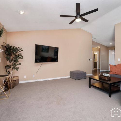 Stay entertained with the 65" smart tvs available in the lounge and living areas, offering access to internet, netflix, and youtube.