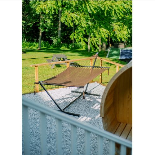 Hammocks, picnic tables and something for everyone.