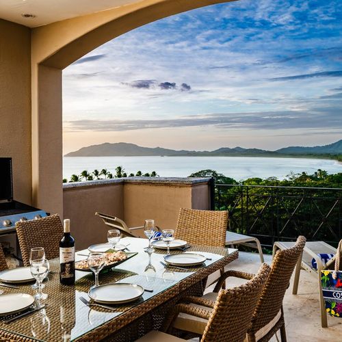 Enjoy a homemade meal with ocean views