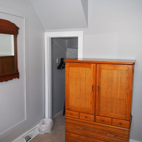Bedroom #1:  on main floor with a full-size bed.