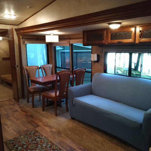 Overall:  the living room and dining area