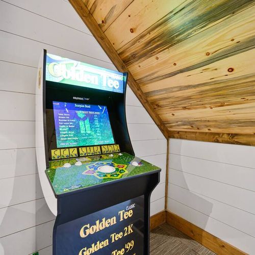 An arcade game console!