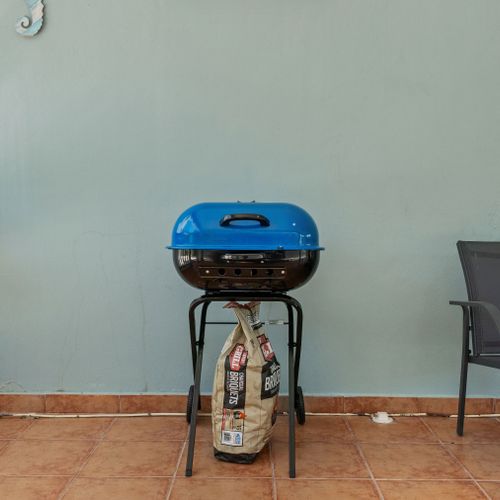 Grill masters welcome! Enjoy outdoor cooking with our BBQ.