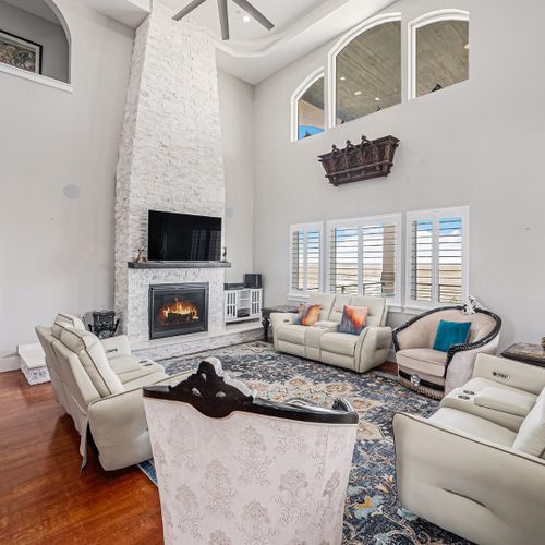 Soaring ceilings + natural light = wow