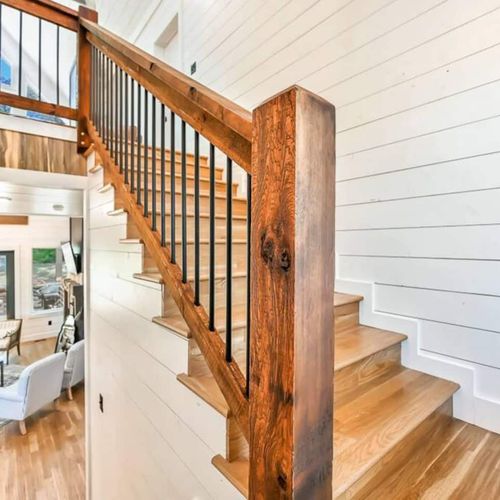 Upstairs you will find 3 King bedrooms and a bunk room.
