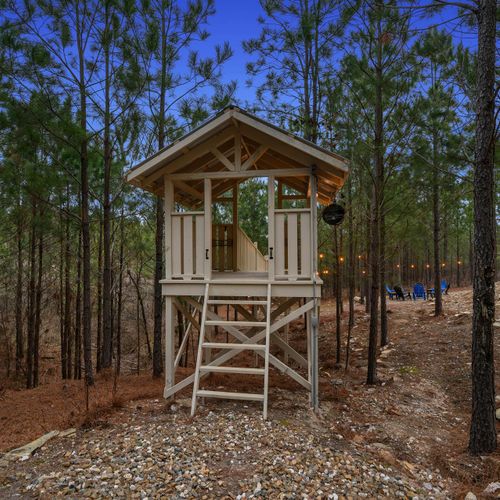 The Clubhouse is a treehouse for our young guests who like to explore!