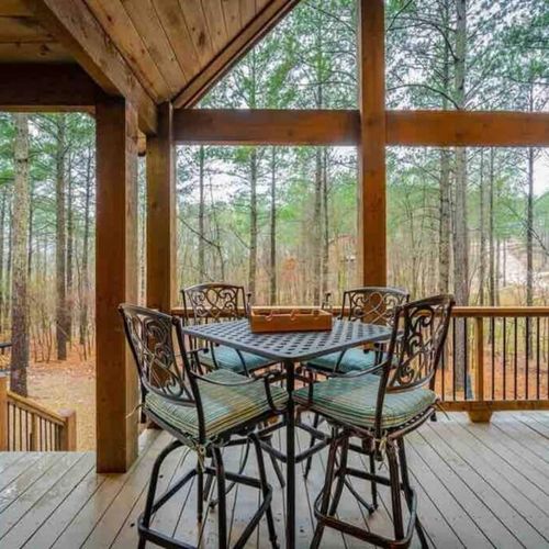 Outdoor dining table