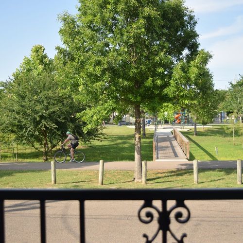 Steps from the scenic Lafitte Greenway — ideal for biking, walking & exploring.