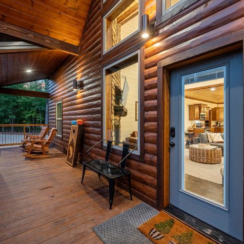 The front porch.