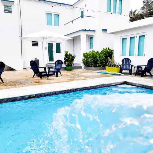 Take a refreshing dip in our sparkling pool, perfect for sunbathing or just relaxing.