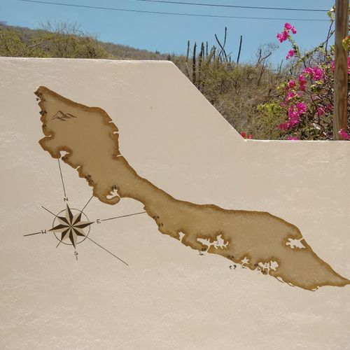 Mural on the community walls