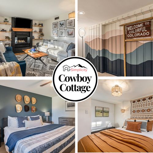 Welcome to your newly redecorated modern cowboy cottage.