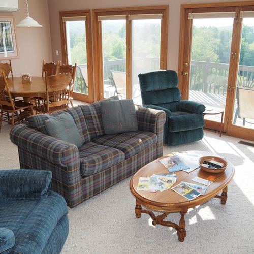 Living room #1 (main floor):  the living from another angle.