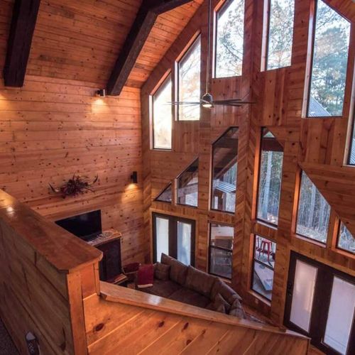 Floor to ceiling windows for your viewing pleasure/