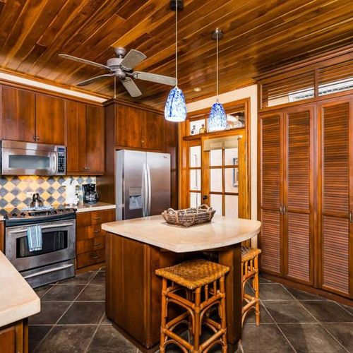 Spacious with an island