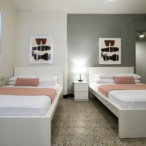 Enjoy the open feel of this bright and airy space, offering comfortable sleeping arrangements and plenty of room to relax and make yourself at home.