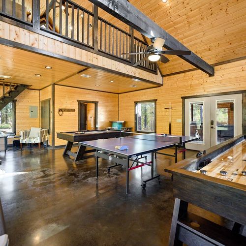 The game house is filled with entertainment!