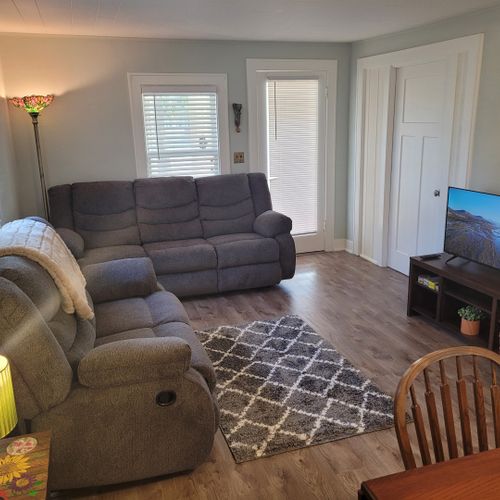 Overall:  the very comfy living room