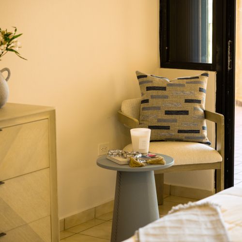 A glimpse of the comfort that awaits. This inviting entryway leads you to your relaxing private sanctuary.