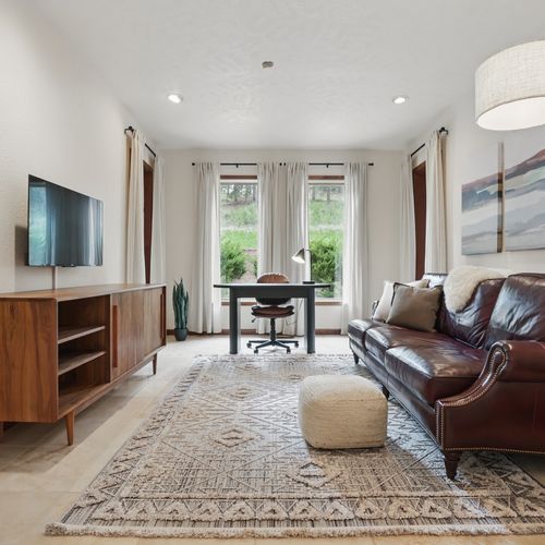 Big, bright living spaces perfect for lounging, laughing, and late-night netflix.