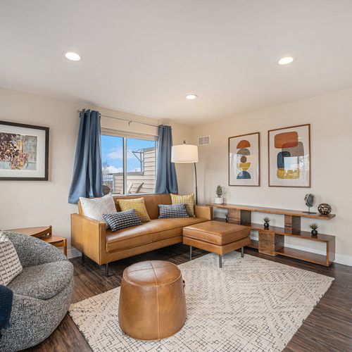 Enjoy a cozy retreat in our third-floor sitting area! Couch converts to futon.