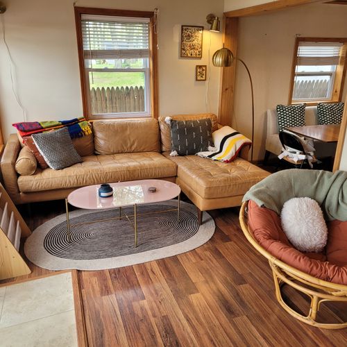 Overall:  the cute and cozy living room