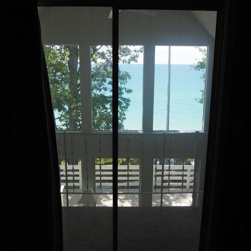 Bedroom #3 (second floor):  lakeview from bedroom balcony.