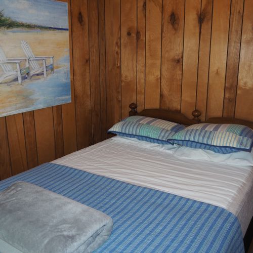Bedroom #3: features a full-size bed and closet.