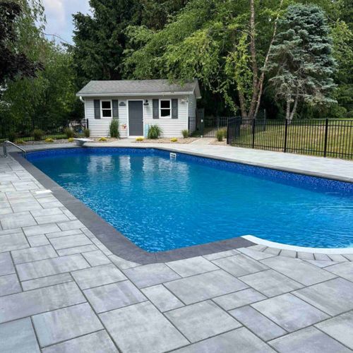 Enjoy long, lazy summer days lounging in the pool.

*** Please know there is no pool furniture available at this time.