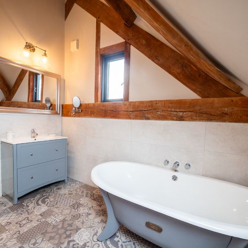 Family bathroom - shared by bedrooms 3 and 4.