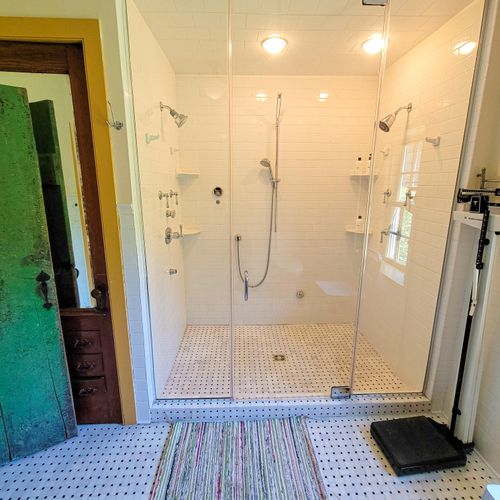 Brand new walk in shower