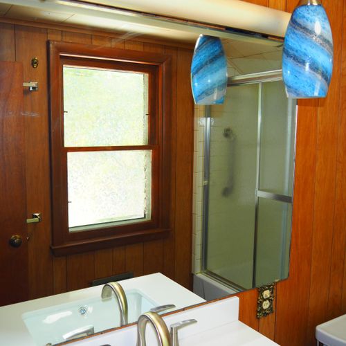 Bathroom #2 (second floor):  private en suite full bathroom for bedroom #2.