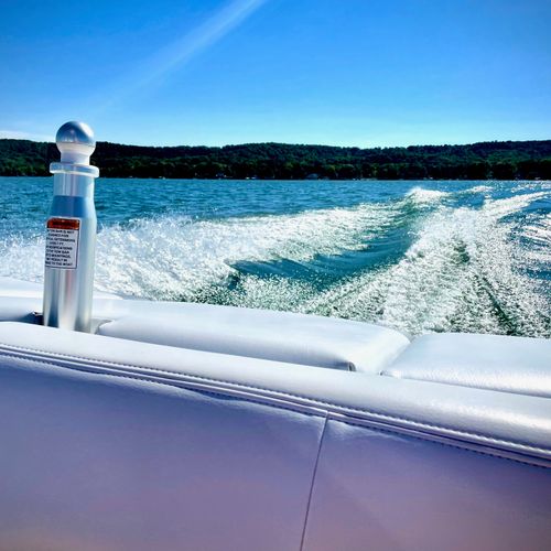 Photos from the area:  boating on big platte lake