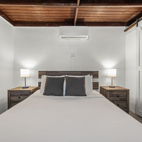 Thoughtfully designed bedroom for your comfort.