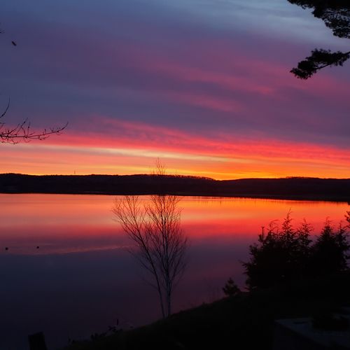 Area photos:  sunrise on little platte lake