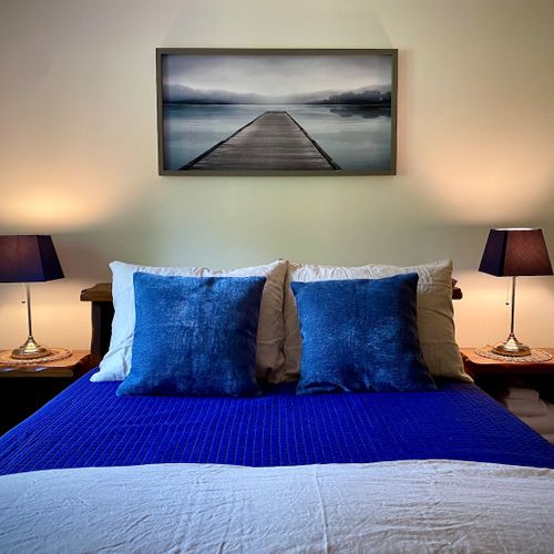 Quality linens and comfortable beds.  Each bedroom has it's own bathroom!