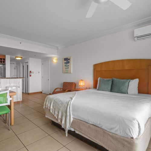 A romantic escape with a view. Open the doors and let the sea breeze in.