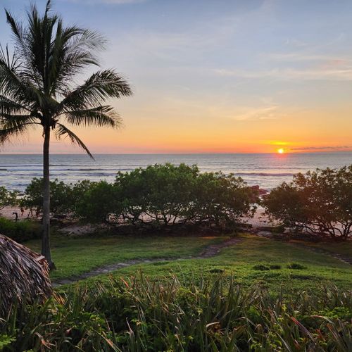 Beautiful sunsets just in front of you