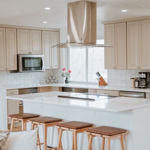 A stylish kitchen perfect for cooking up memories together!