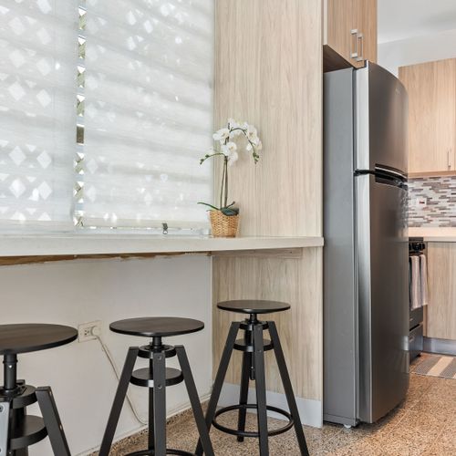 Perfect for a quick bite or enjoying your morning coffee with a view.