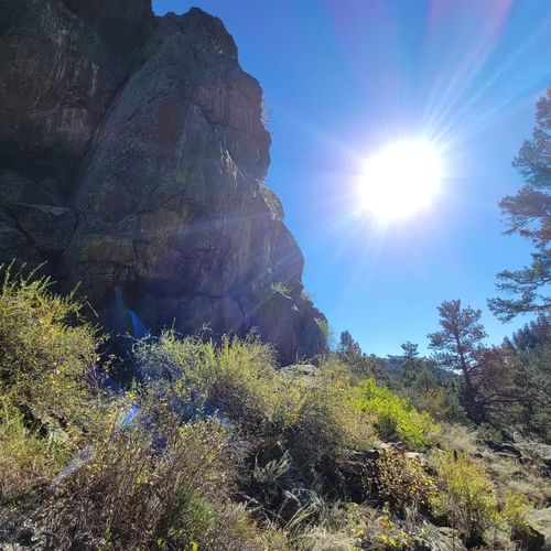 Hike the rolling hills surrounding the bailey lodge.