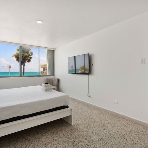 Rest and recharge in style in this contemporary and welcoming sleeping space.