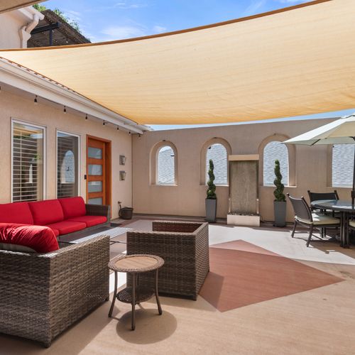 Serene lounge space perfect for reading, conversation, or just soaking in natural light.