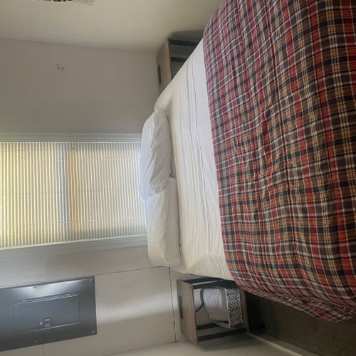 Bedroom #2:  features a full-size bed. Note that all bedding is provided.