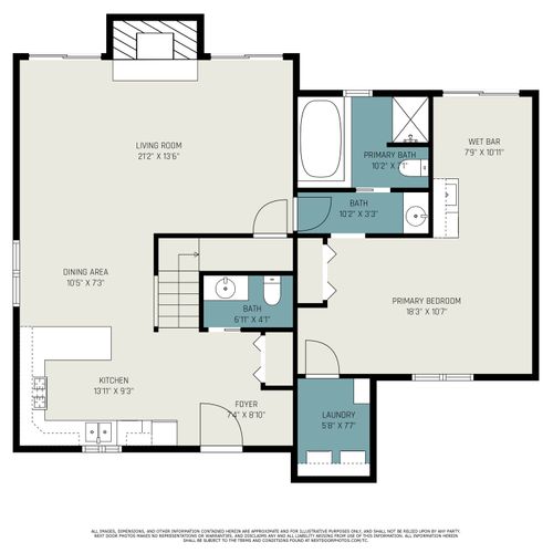 SCHEMATIC:  Diagram of the first floor