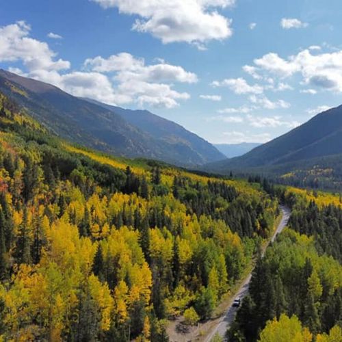 The colors of fall are on full display in twin lakes, a stunning display of natural beauty. Photo credit: jake jarvis