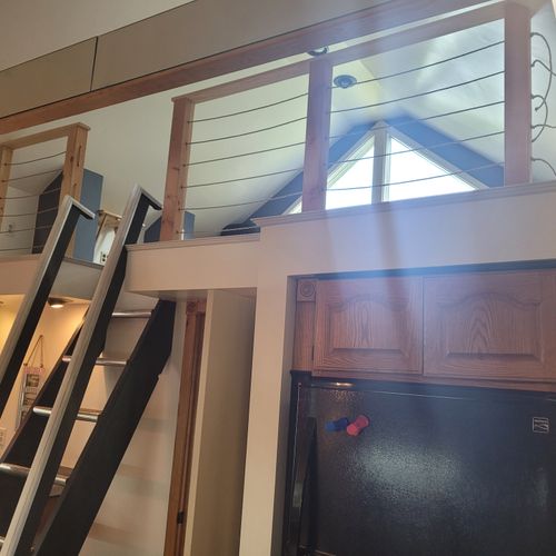 Loft:  there is a cute loft area up above the kitchen.