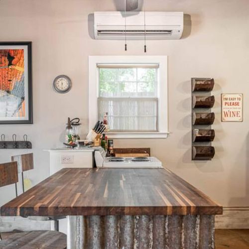 You’ll have AC in the cabin to keep you nice and cool during the day and heat in the winter