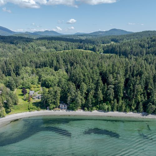 Looking to the east towards Mount Constitution and other Orcas Island peaks..